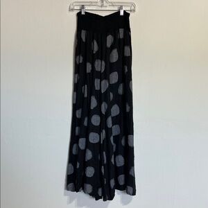 Bella Amore Black and Gray Wide Leg Pants